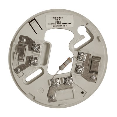 NS4-221 Conventional Detector Base, 390 Ohms, 4"