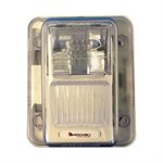 WHES24-75WW - Weatherproof 24VDC Strobe, 75CD, Wall Mount, White