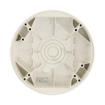 Weatherproof Backbox, Round, White (For use with HC Series)